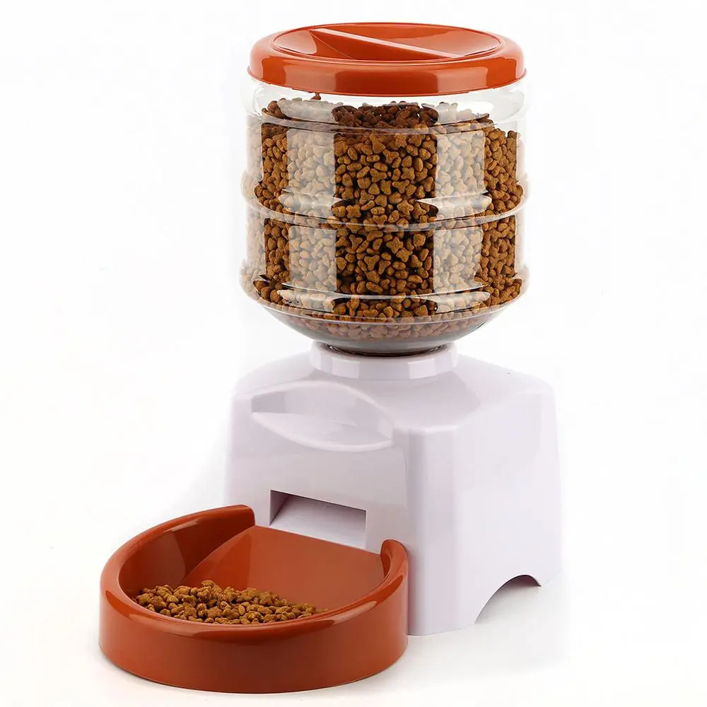 Distributeur Automatique de Croquettes 5.5L Blanc