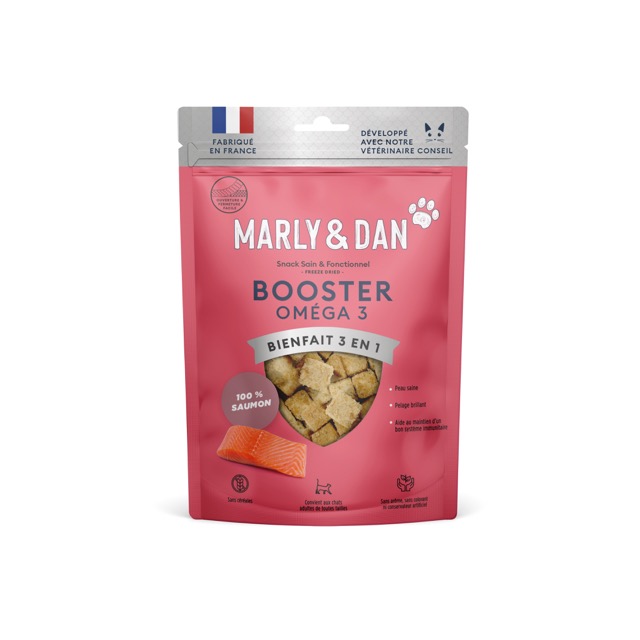 Marly & Dan – Friandises Booster omega 3 pour chats – 40g