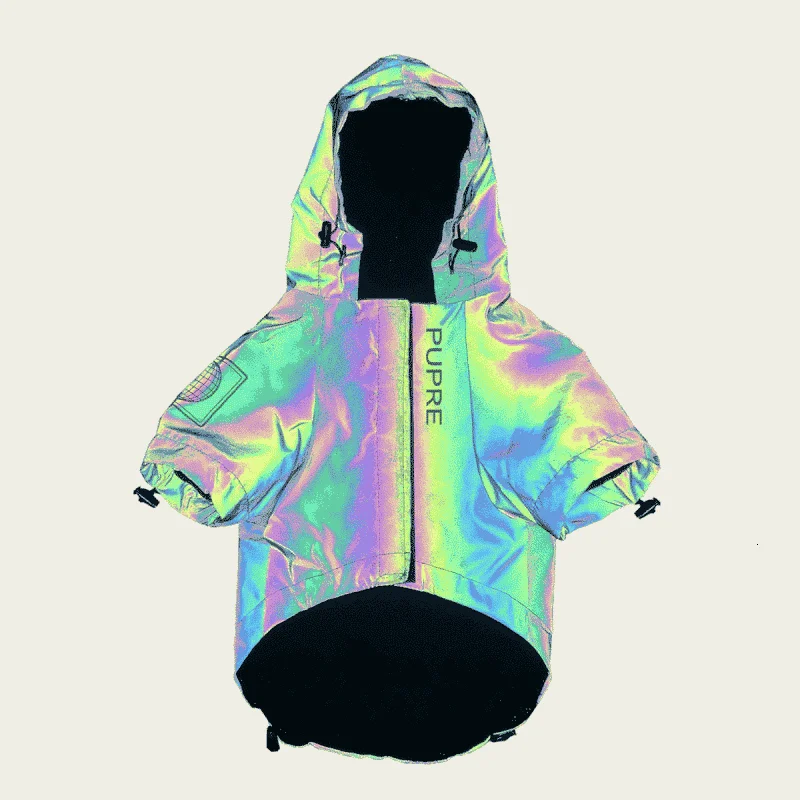 Manteau pour teckel réfléchissant