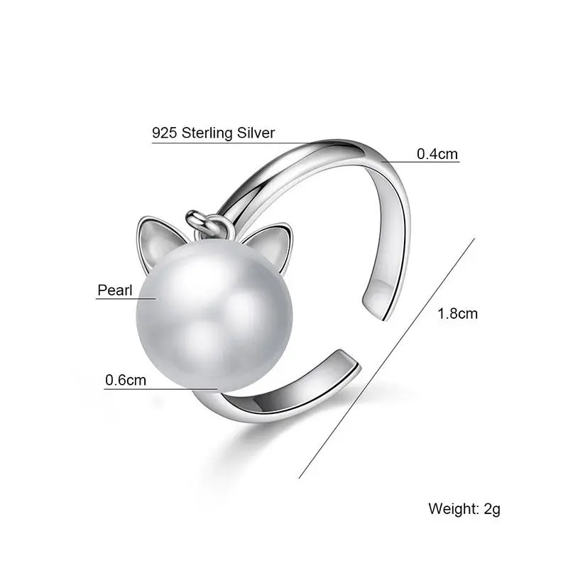 Bague Chat à la Perle – Image 5