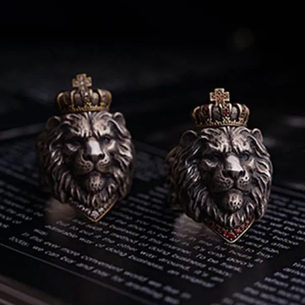 Bague Couronne du Roi Lion – Image 6