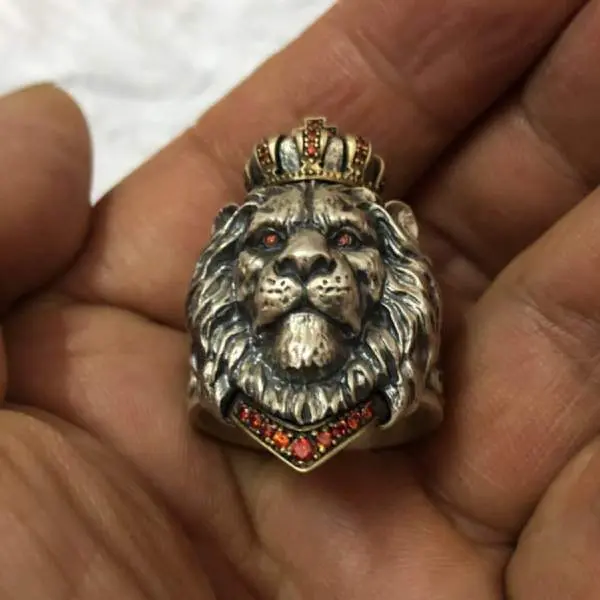 Bague Couronne du Roi Lion – Image 7