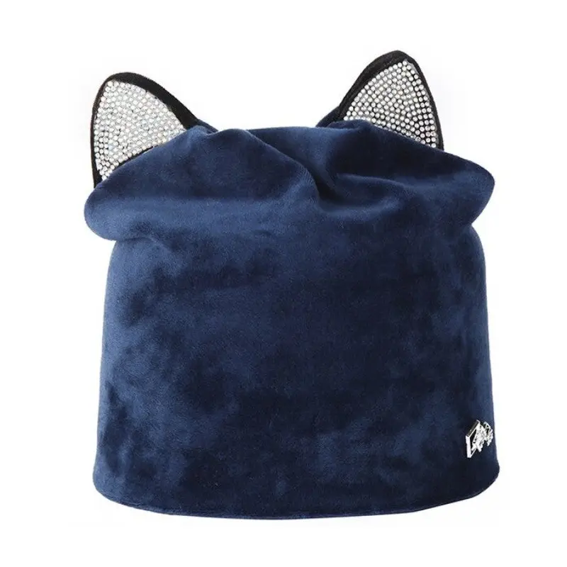 Bonnet Chat Velours – Image 2