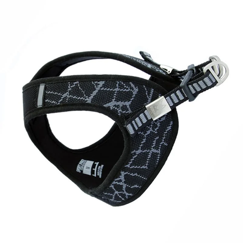 Harnais bouledogue français nylon gris – POP