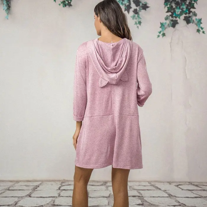 Hoodie Chat Femme - I do what I want – Image 3