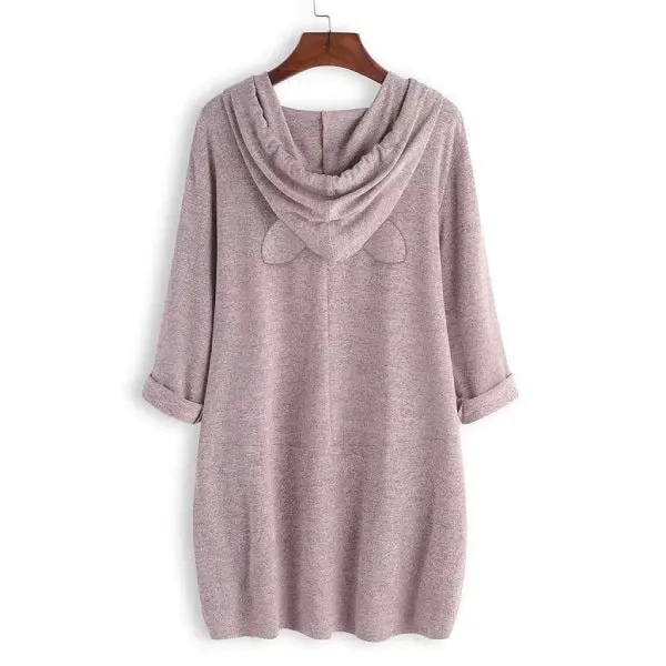 Hoodie Chat Femme - I do what I want – Image 5